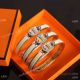 2023 New Copy Hermes Mini Clic Chaine d'Ancre Narrow bracelet Ivory Enamel (4)_th.jpg